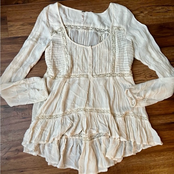 Free People Tops - Free People Lace Blouse